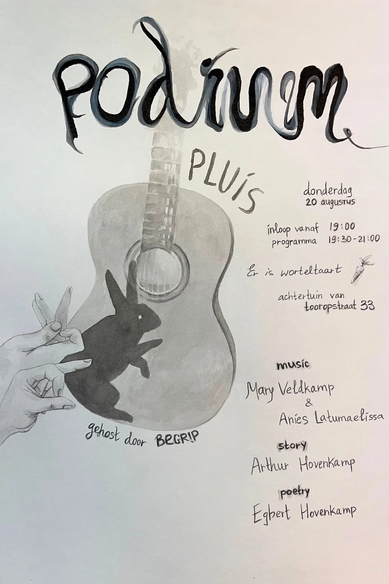 De poster van Podium Pluis